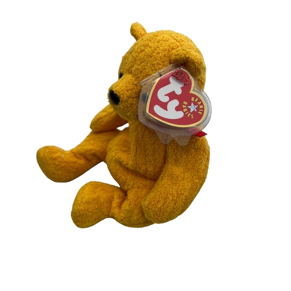 Original Ty Beanie Baby "Poopsie" the Bear Beanie Baby Vintage Retired Bear 2001 - Picture 4 of 8
